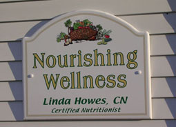 Nourishing Wellness sign